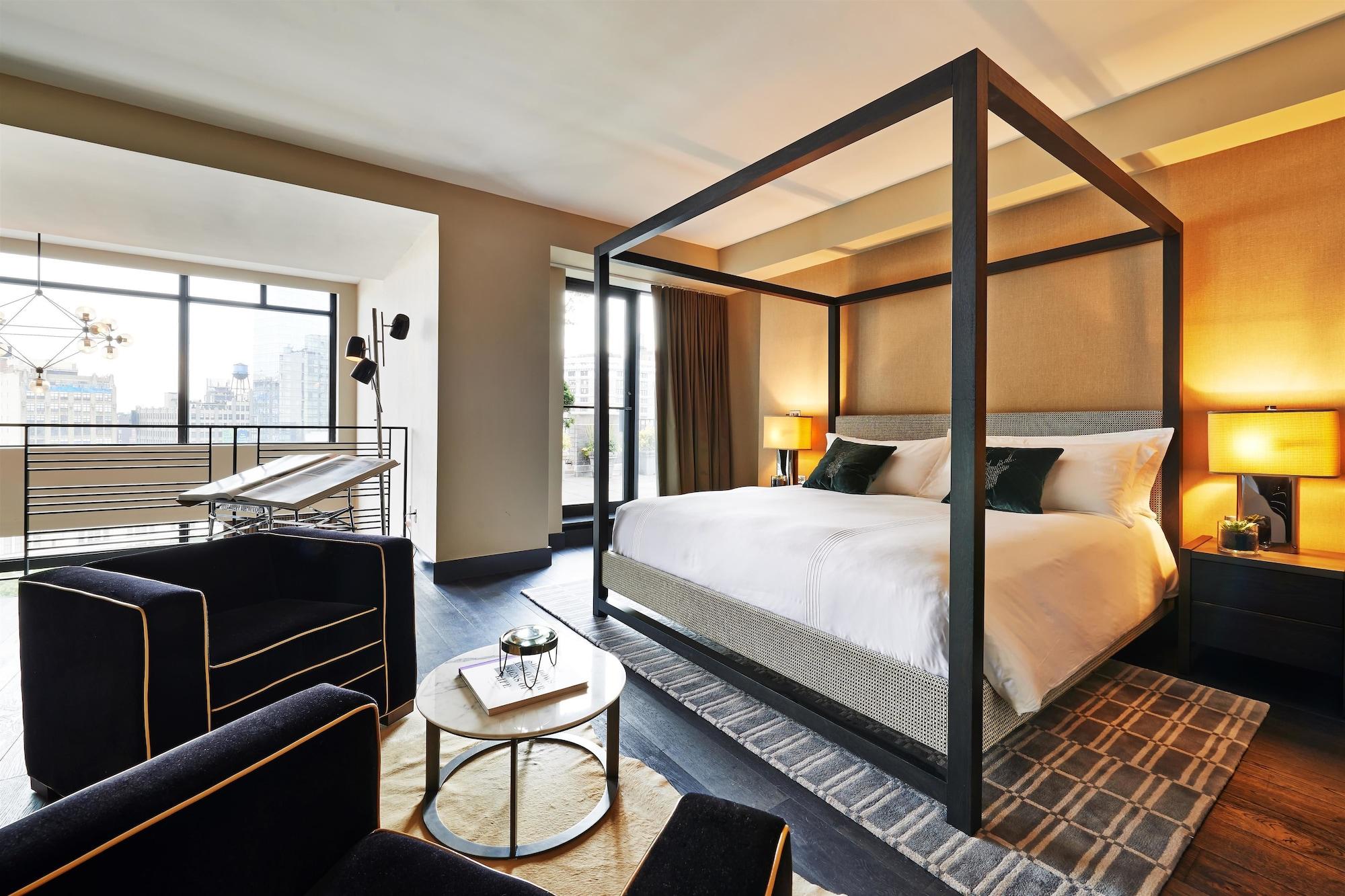 Sixty Soho Hotel New York Bagian luar foto A suite at the hotel
