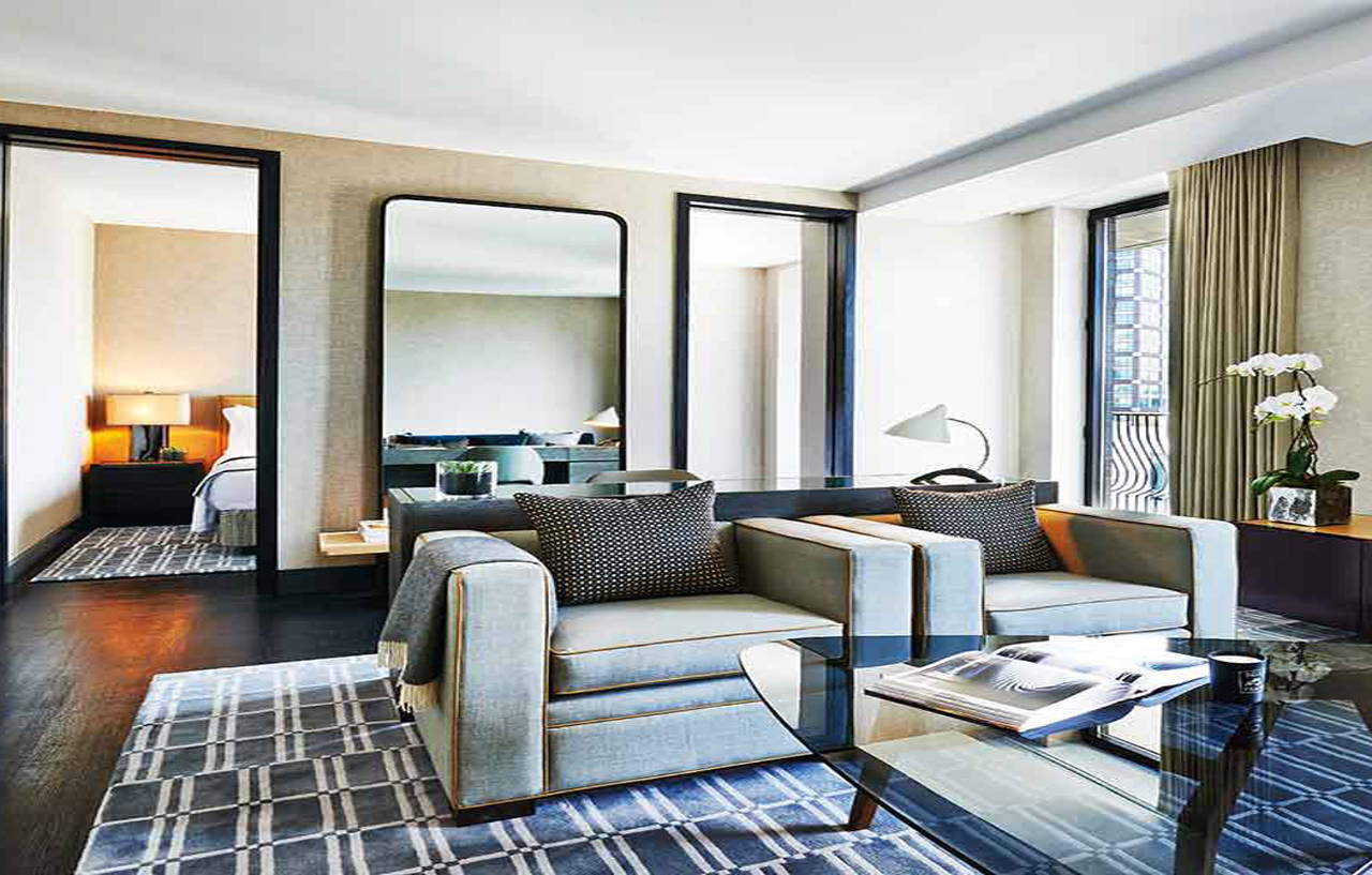 Sixty Soho Hotel New York Bagian luar foto A suite at the hotel